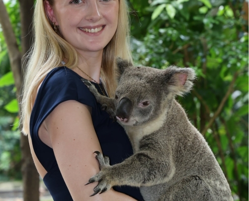 Ella mit Koala Ella mit Koala
